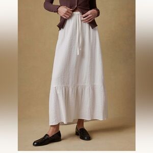 Faherty Dune Cotton Gauze Skirt